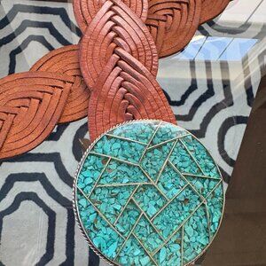 Chico's SOUTHWESTERN-STYLE LEATHER BELT